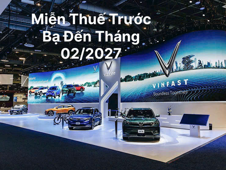 Miễn Thuế Trước Bạ Đối Với Xe Điện Đến Năm 2027 2 Miễn Thuế Trước Bạ Đối Với Xe Điện Đến Năm 2027 1